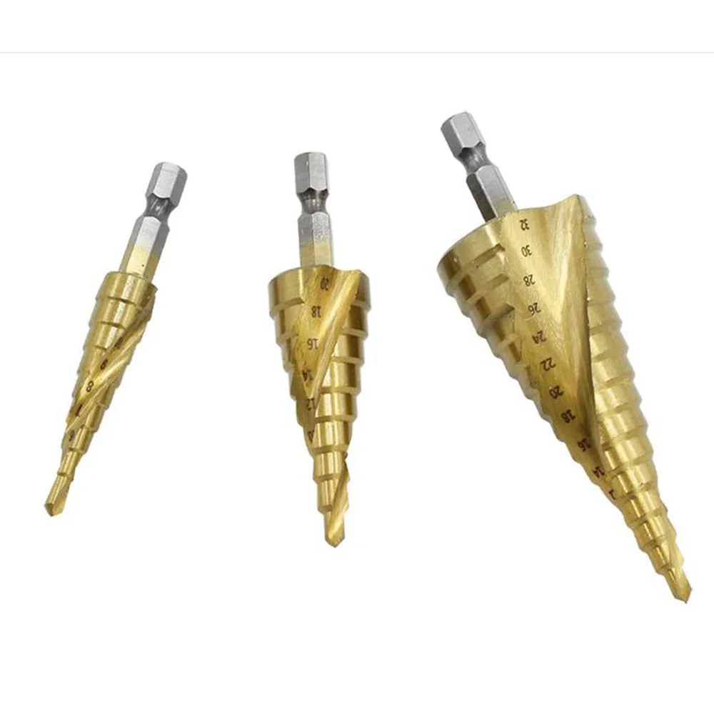 4PCS HSS Spiral Grooved Center Drill Bit Solid Carbide Mini Drill 4-12 20 32mm + Center Punch Accessories Titanium Step Cone
4PCS HSS Spiral Grooved Center Drill Bit Solid Carbide Mini Drill 4-12 20 32mm + Center Punch Accessories Titanium Step Cone