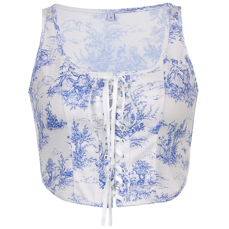 2021 Summer New Style Vest Women's Chest Straps Waist Square Collar Corset Women's Short Bottoming Top
2021 Summer New Style Vest Women's Chest Straps Waist Square Collar Corset Women's Short Bottoming Top