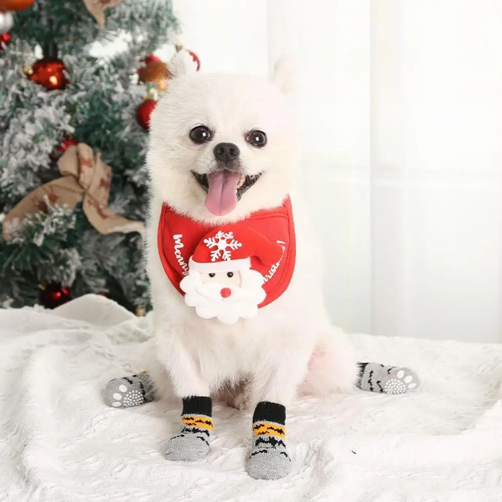 4 шт./компл., вязаные носки для домашних животных, зимние теплые носки для собак, мультяшная обувь, нескользящие носки, модель M0g6
4 шт./компл., вязаные носки для домашних животных, зимние теплые носки для собак, мультяшная обувь, нескользящие носки, модель M0g6