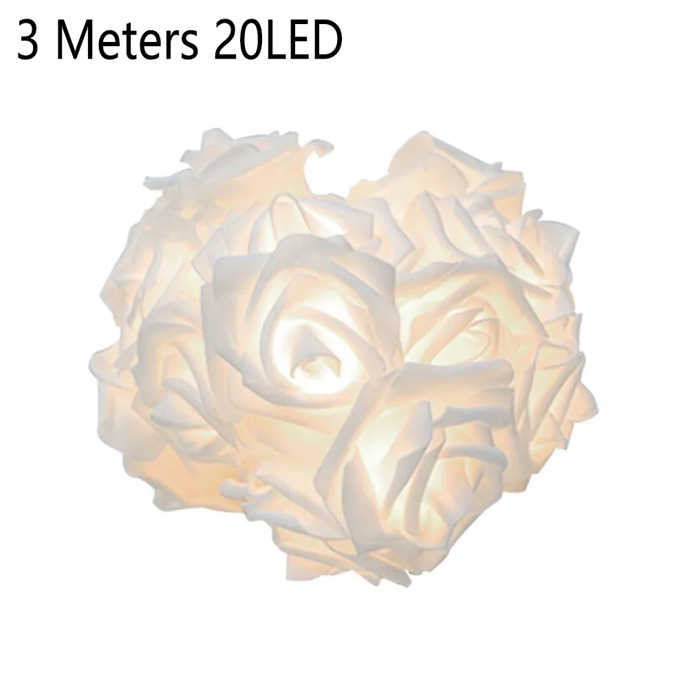 1pc 20leds Rose Flower String Lights 3 Meters Battery Powered Garland Decor Plastic Simulation PE Rose Home Decoration Light
1pc 20leds Rose Flower String Lights 3 Meters Battery Powered Garland Decor Plastic Simulation PE Rose Home Decoration Light
