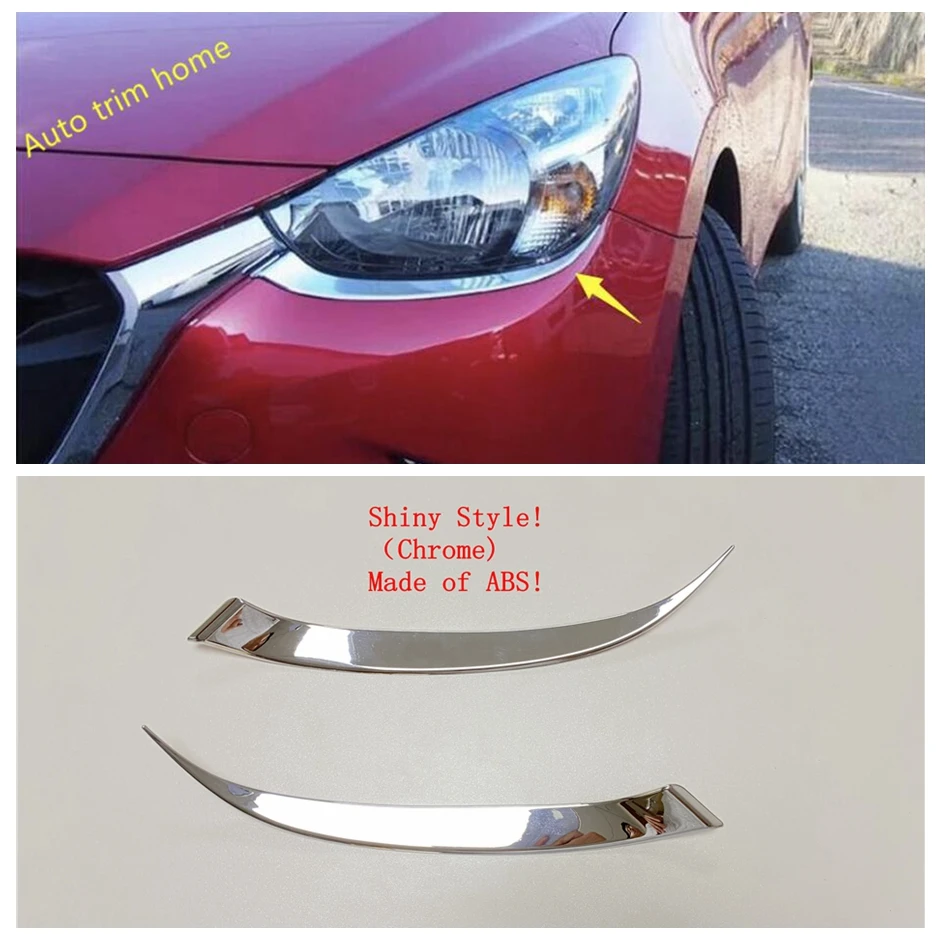 Lapetus ABS Chrome Exterior Refit Kit Front Lights Lamps Eyelid Eyebrow Strip Cover Trim Fit For Mazda 2 Demio 2015 - 2021
Lapetus ABS Chrome Exterior Refit Kit Front Lights Lamps Eyelid Eyebrow Strip Cover Trim Fit For Mazda 2 Demio 2015 - 2021