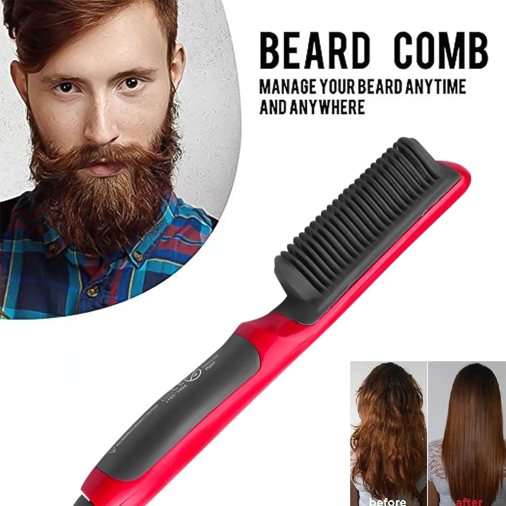 Professional Quick Electric Beard Comb Brushes Men Beard Straightener Styler Multifunctional Hair Curling Tool EU Plug Dropship
Professional Quick Electric Beard Comb Brushes Men Beard Straightener Styler Multifunctional Hair Curling Tool EU Plug Dropship