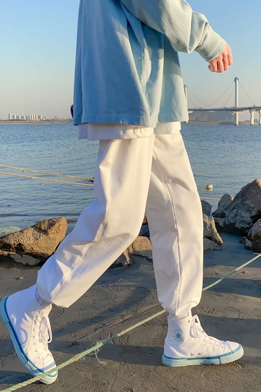 Spring and Autumn Loose Tappered Sweatpants Korean Style Trendy All-Match High Street Ins Fashion Brand Casual Pants
Spring and Autumn Loose Tappered Sweatpants Korean Style Trendy All-Match High Street Ins Fashion Brand Casual Pants