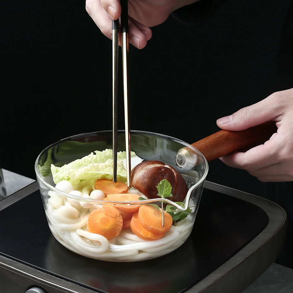 Heat-resistant Transparent Glass Soup Pot Home Kitchen Tableware Instant Noodle Pot
Heat-resistant Transparent Glass Soup Pot Home Kitchen Tableware Instant Noodle Pot