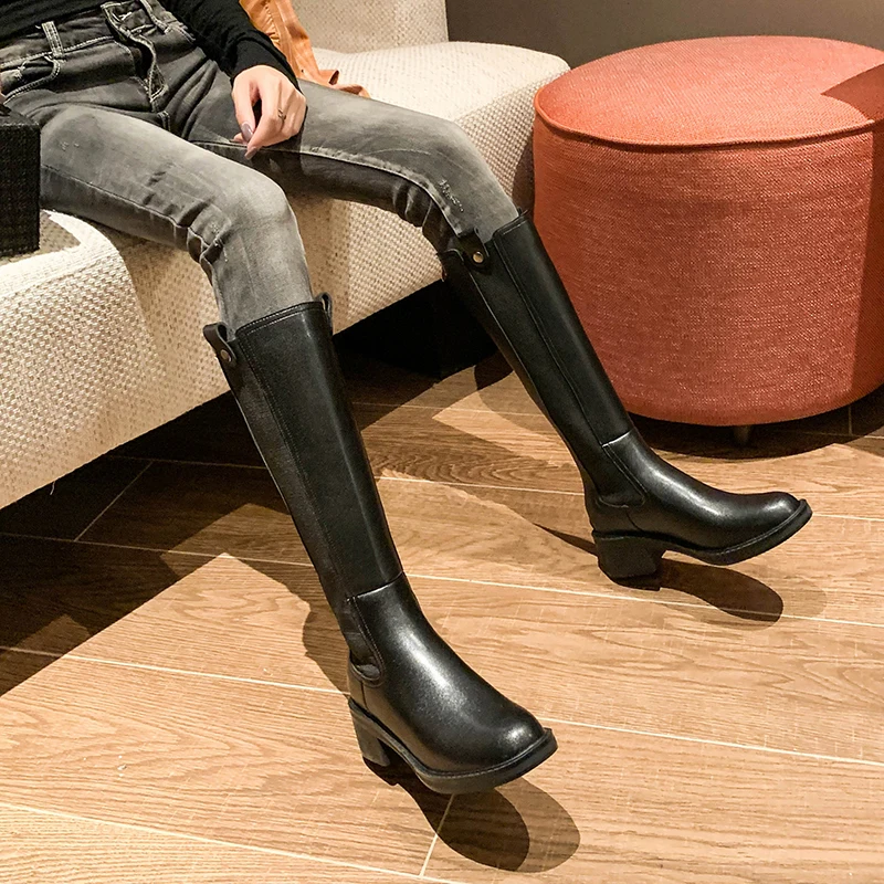 Heel Long Tube Boots Woman Autumn Elasticity knight Chelsea Boots Female Fashion Platform Shoes Ladies
Heel Long Tube Boots Woman Autumn Elasticity knight Chelsea Boots Female Fashion Platform Shoes Ladies