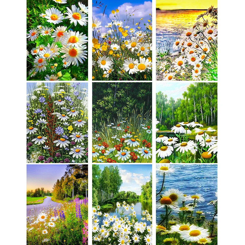 5D DIY Daisy Flowers Picture Diamond Painting Diamond Mosaic Cross Stitch Kit Full Brick Embroidery Handmade Home Decoration
5D DIY Daisy Flowers Picture Diamond Painting Diamond Mosaic Cross Stitch Kit Full Brick Embroidery Handmade Home Decoration