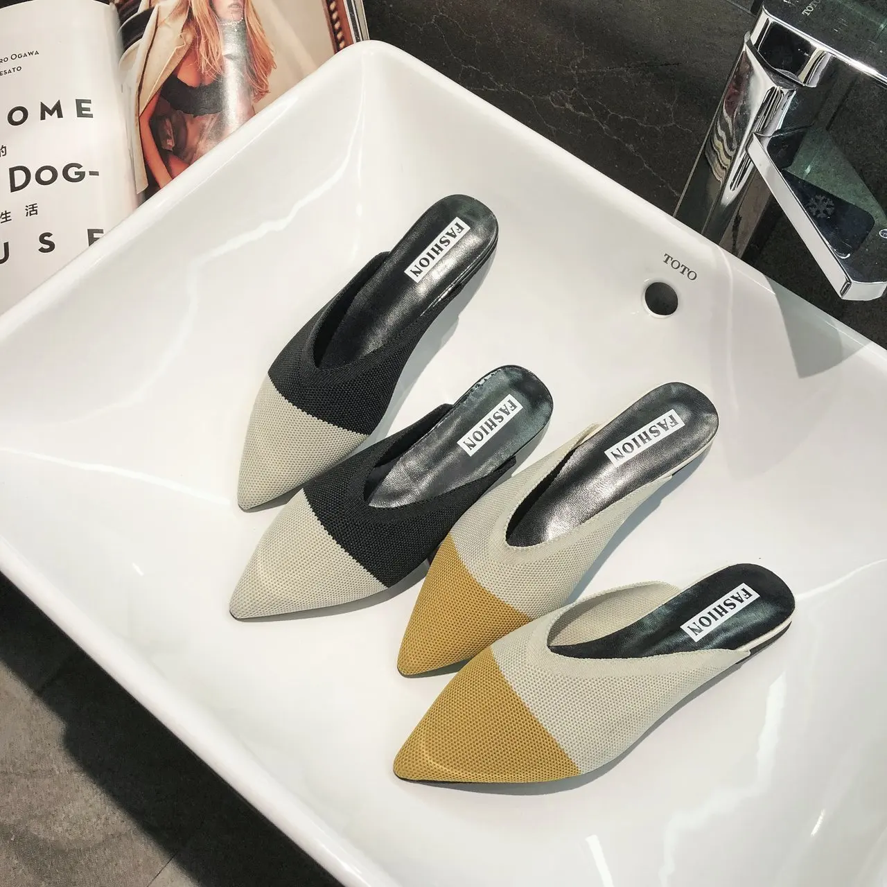 Women Summer Pointed-Toe Shoes Fashion Flat Slippers Casual Wild Lady Slippers Casual wild 2021 new personality comfortable
Women Summer Pointed-Toe Shoes Fashion Flat Slippers Casual Wild Lady Slippers Casual wild 2021 new personality comfortable