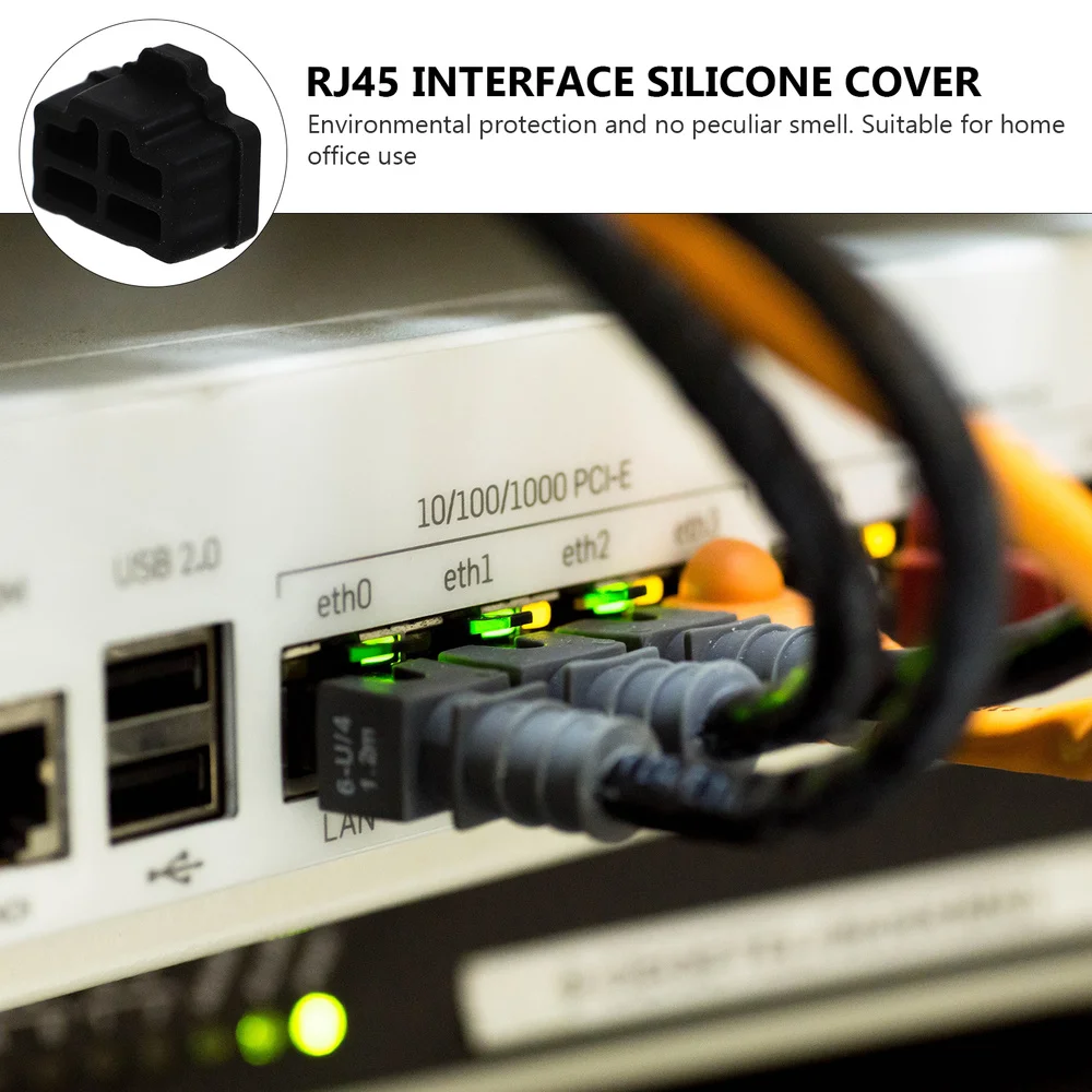 50pcs RJ45 Anti Dust Covers Network Interface Protective Caps Interface Stoppers
50pcs RJ45 Anti Dust Covers Network Interface Protective Caps Interface Stoppers