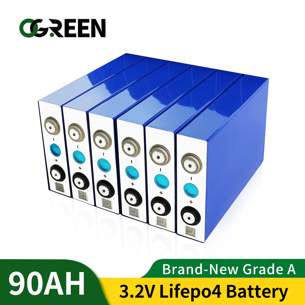 OGREEN 32 шт. Новая батарея Lifepo4 3,2 V 90AH 96V90AH 48V180AH 24V360AH 12V720AH ячейки не 120AH для домашнего хранения солнечной энергии
OGREEN 32 шт. Новая батарея Lifepo4 3,2 V 90AH 96V90AH 48V180AH 24V360AH 12V720AH ячейки не 120AH для домашнего хранения солнечной энергии