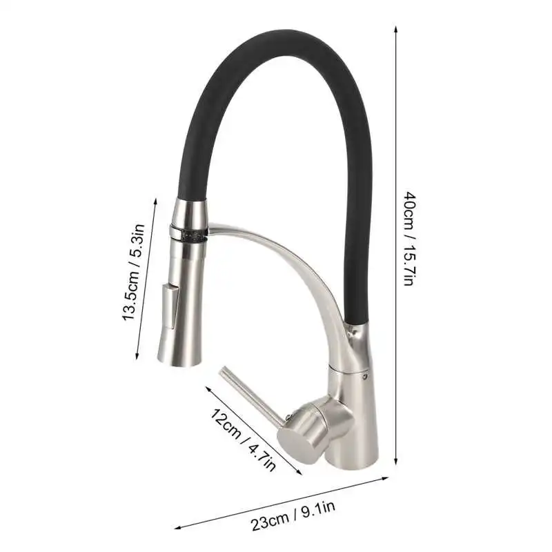 Single Handle Sink Faucet 360 Degree Rotation Pull Out Sprayer Kitchen Faucets Water Tap 
Single Handle Sink Faucet 360 Degree Rotation Pull Out Sprayer Kitchen Faucets Water Tap