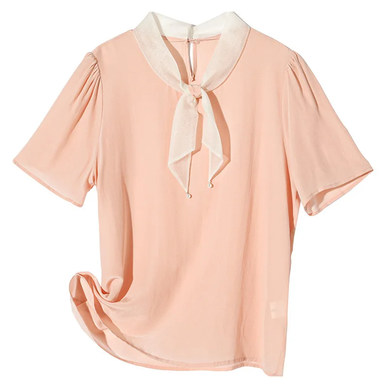 Design Sense Minority European Style Silk Shirt Female 2020 Fashion New Style Small Fragrance Top Summer
Design Sense Minority European Style Silk Shirt Female 2020 Fashion New Style Small Fragrance Top Summer