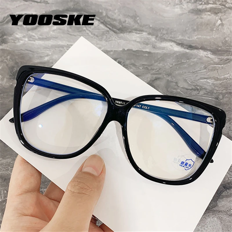 YOOSKE Anti Blue Rays Glasses Women Cat Eye Eyeglasses Female Candy Color Clear Optical Frames Oversized Computer Eyewear
YOOSKE Anti Blue Rays Glasses Women Cat Eye Eyeglasses Female Candy Color Clear Optical Frames Oversized Computer Eyewear
