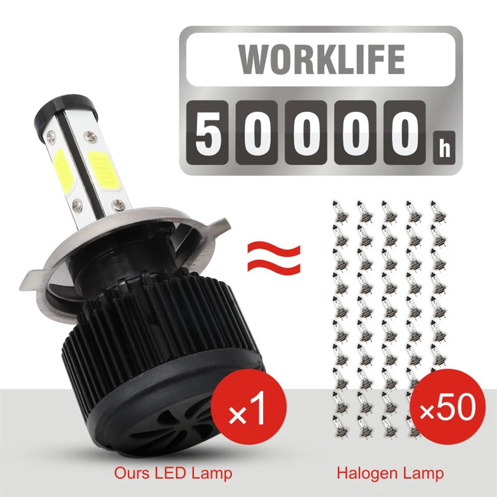 X6B High Power H4 Hi-Lo Beam Super Bright Led Bulb H7 H11 9005 Car LED Headlight Bulbs 72W 15000LM 6500K Automobiles Headlamp
X6B High Power H4 Hi-Lo Beam Super Bright Led Bulb H7 H11 9005 Car LED Headlight Bulbs 72W 15000LM 6500K Automobiles Headlamp