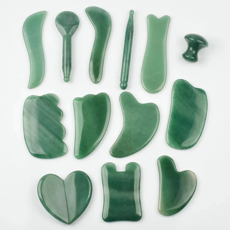 Jade Face Massager Natural Stone Gua Sha Tool Massage Head Neck Crystal Mineral Skin Care Beauty Appliances Health Scraper
Jade Face Massager Natural Stone Gua Sha Tool Massage Head Neck Crystal Mineral Skin Care Beauty Appliances Health Scraper