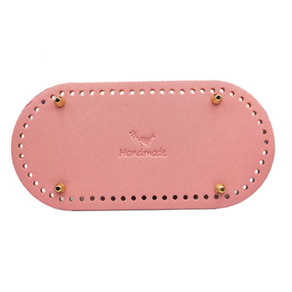 12*25cm Long Oval Bottom For Knitted Bag Pu Leather Bag Accessories Handmade Bottom Diy Crochet Pad Women Bag Bottom Handbag
12*25cm Long Oval Bottom For Knitted Bag Pu Leather Bag Accessories Handmade Bottom Diy Crochet Pad Women Bag Bottom Handbag