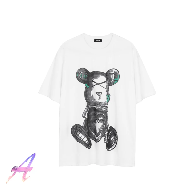 High Street We11done T-shirts Digital Printing and Dyeing Teddy Bear Pattern T Shirt WELL DONE Fashion Casual Top Tees Oversize
High Street We11done T-shirts Digital Printing and Dyeing Teddy Bear Pattern T Shirt WELL DONE Fashion Casual Top Tees Oversize