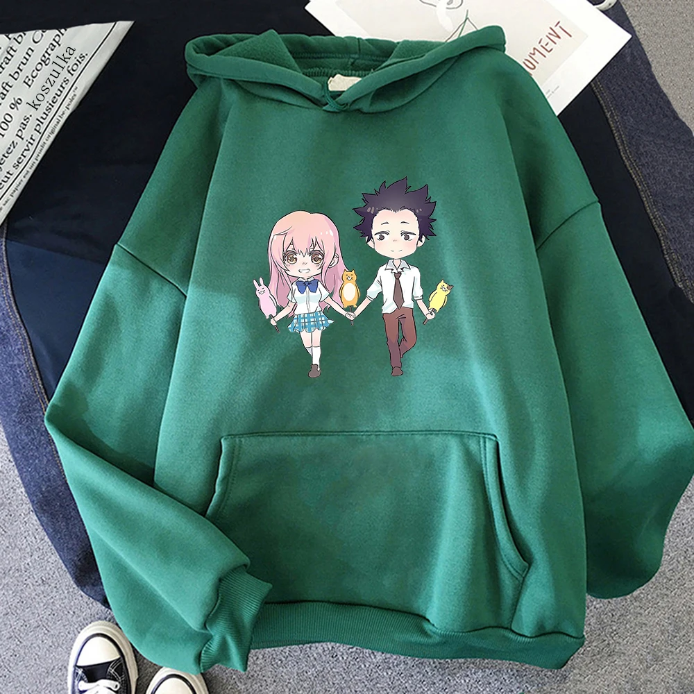 Anime A Silent Voice Hoodies Harajuku Manga Koe No Katachi Sweatshirts Winter Women Hoodie Shouko and Shouya Streetwear Female
Anime A Silent Voice Hoodies Harajuku Manga Koe No Katachi Sweatshirts Winter Women Hoodie Shouko and Shouya Streetwear Female