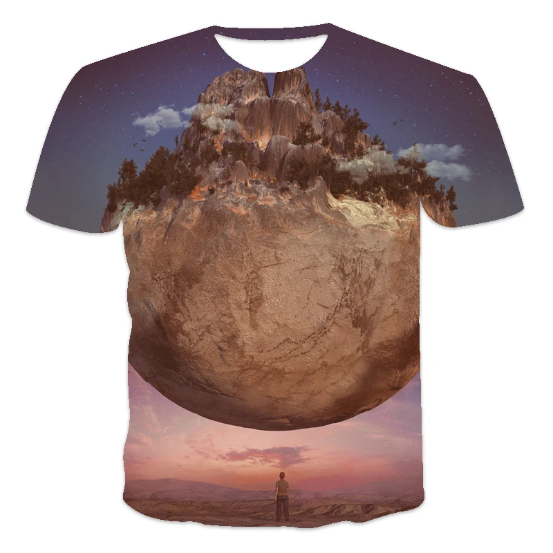 best-selling oversized loose men's T-shirt short-sleeved science fiction world pattern printing O-neck men's T-s
best-selling oversized loose men's T-shirt short-sleeved science fiction world pattern printing O-neck men's T-s