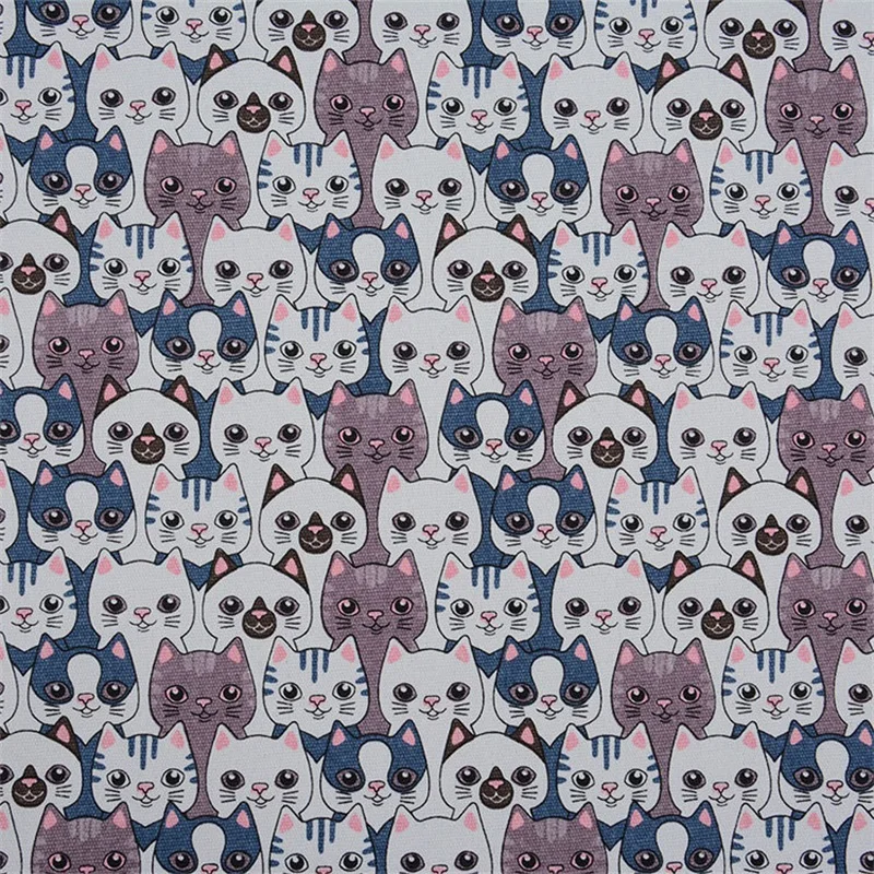 1 Yard New Cartoon Kitten Printed Cotton Canvas Hand Patchwork DIY Pet Nest Table Cloth Fabric 
1 Yard New Cartoon Kitten Printed Cotton Canvas Hand Patchwork DIY Pet Nest Table Cloth Fabric