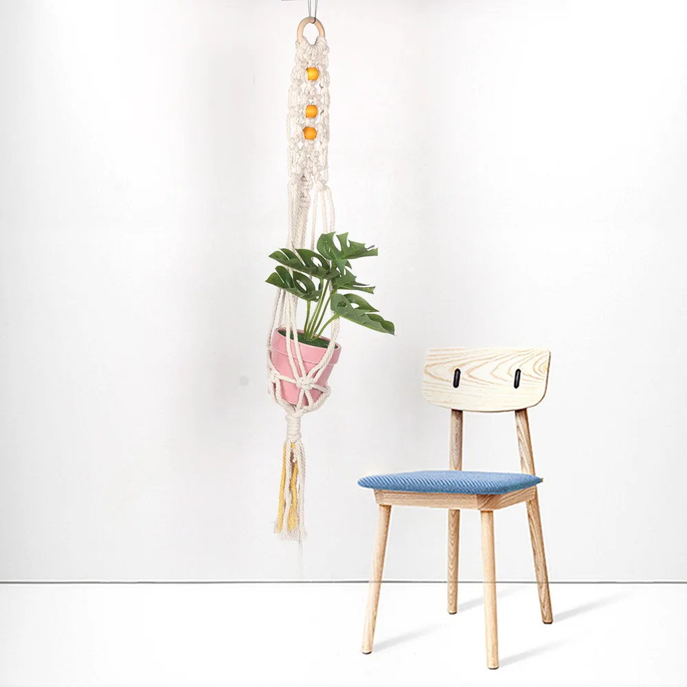 Bohemian woven tapestry wall hanging flower pots Nordic home decoration pendant wall decoration hanging basket macrame hanger
Bohemian woven tapestry wall hanging flower pots Nordic home decoration pendant wall decoration hanging basket macrame hanger