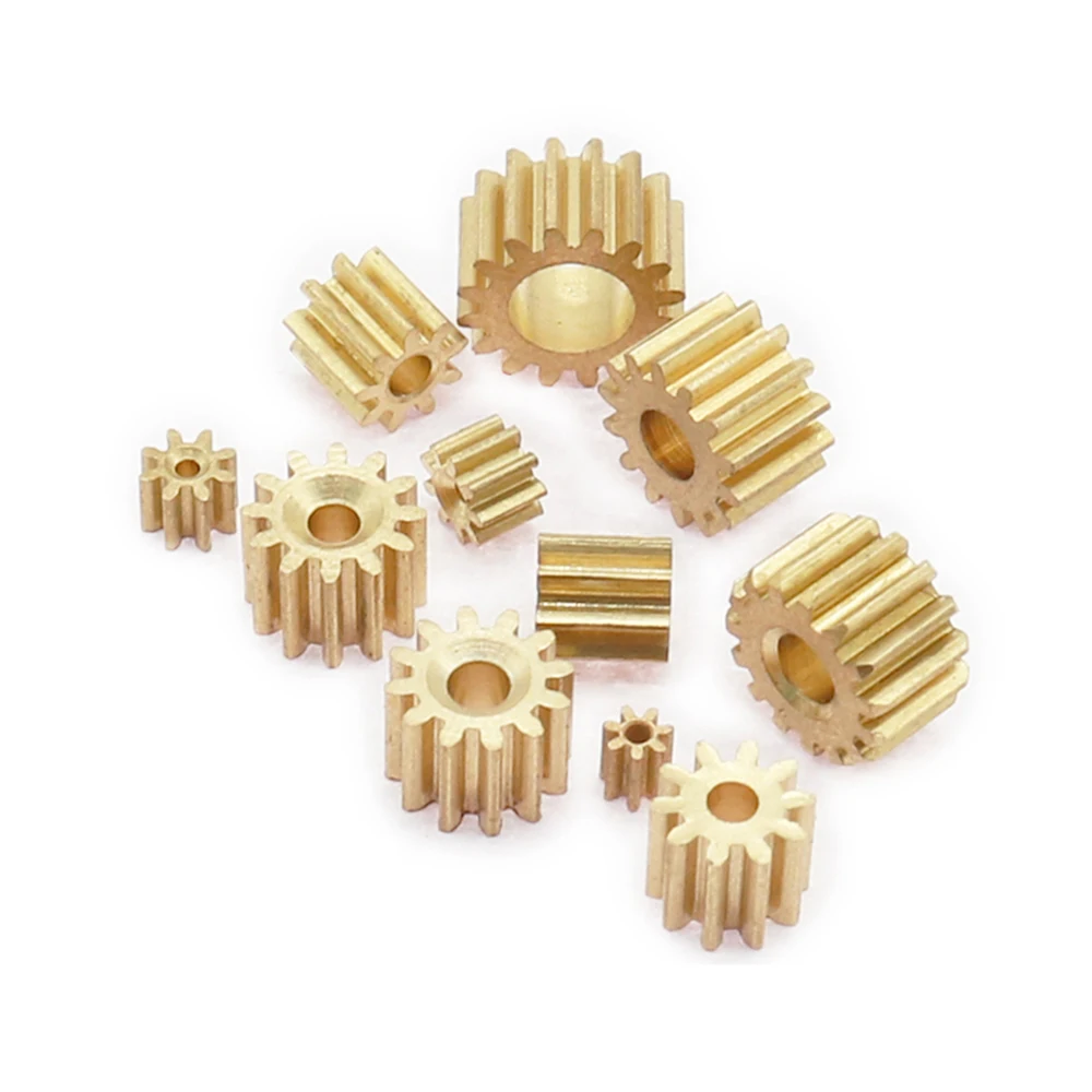 2PCS 7-16 Teeth 0.3/0.4/0.5 Modulus Metal Gear Motor Shaft Reduction Copper Gear 1mm-5mm Hole
2PCS 7-16 Teeth 0.3/0.4/0.5 Modulus Metal Gear Motor Shaft Reduction Copper Gear 1mm-5mm Hole