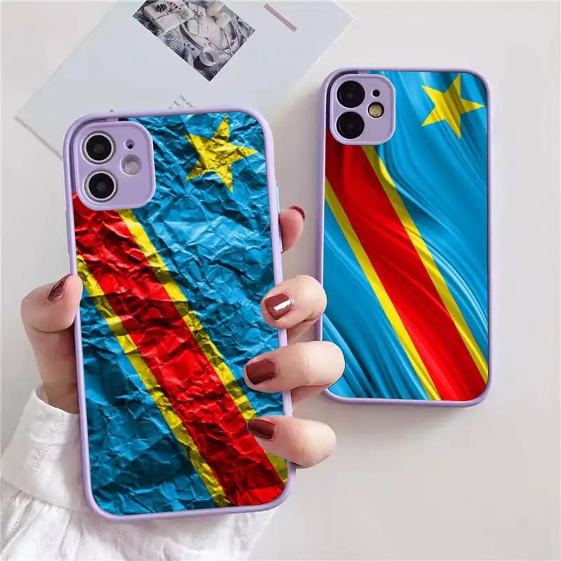 Congo Flag Phone Case For iphone 13 12 11 xr xs x 7 8 pro max light purple Soft TPU Silicone Clear Case Cover
Congo Flag Phone Case For iphone 13 12 11 xr xs x 7 8 pro max light purple Soft TPU Silicone Clear Case Cover