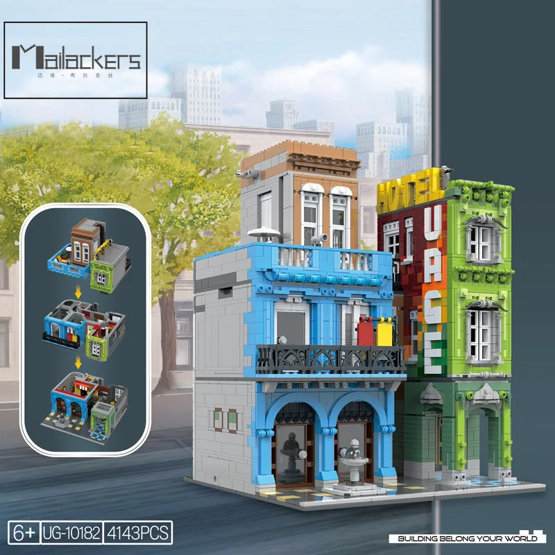 Mailackers City Street View Series Expert Cuba Hotels Building Blocks Mini House Model Toys For Children Christmas Children toys
Mailackers City Street View Series Expert Cuba Hotels Building Blocks Mini House Model Toys For Children Christmas Children toys