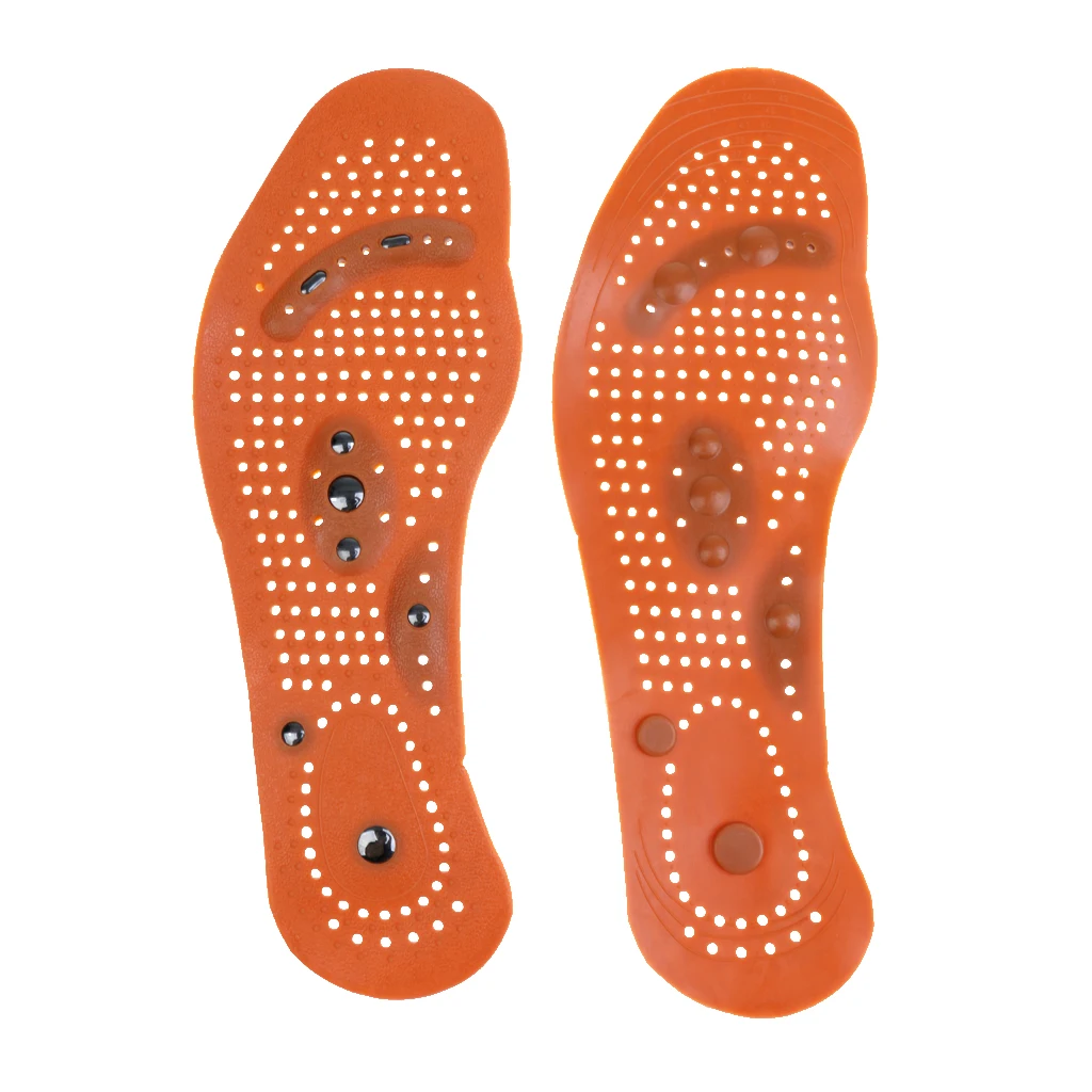 Massage Insoles Magnetic Therapy Insoles Foot Feet Comfort Gel Heel Insole