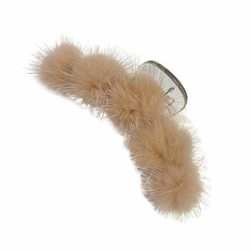 Cute Warm Mink Fur Hair Clip Women Accessory Headband Hair Holder Elastic Luxury Fashion Hairpins Hair Accessories For Girl
Cute Warm Mink Fur Hair Clip Women Accessory Headband Hair Holder Elastic Luxury Fashion Hairpins Hair Accessories For Girl