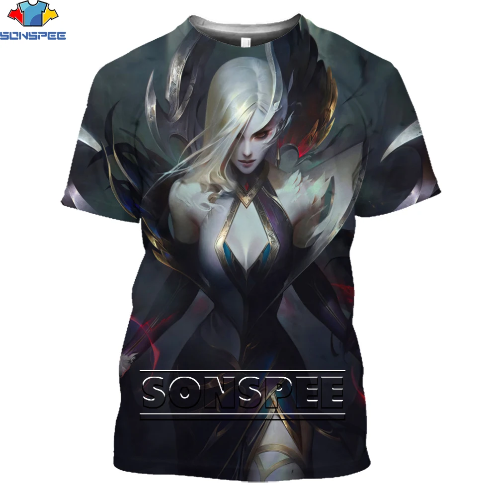 SONSPEE League Of Legends 3D Print Fallen Angel Fashion Men's T-shirt Summer Casual Men's And Women's Short Sleeve Oversized T
SONSPEE League Of Legends 3D Print Fallen Angel Fashion Men's T-shirt Summer Casual Men's And Women's Short Sleeve Oversized T