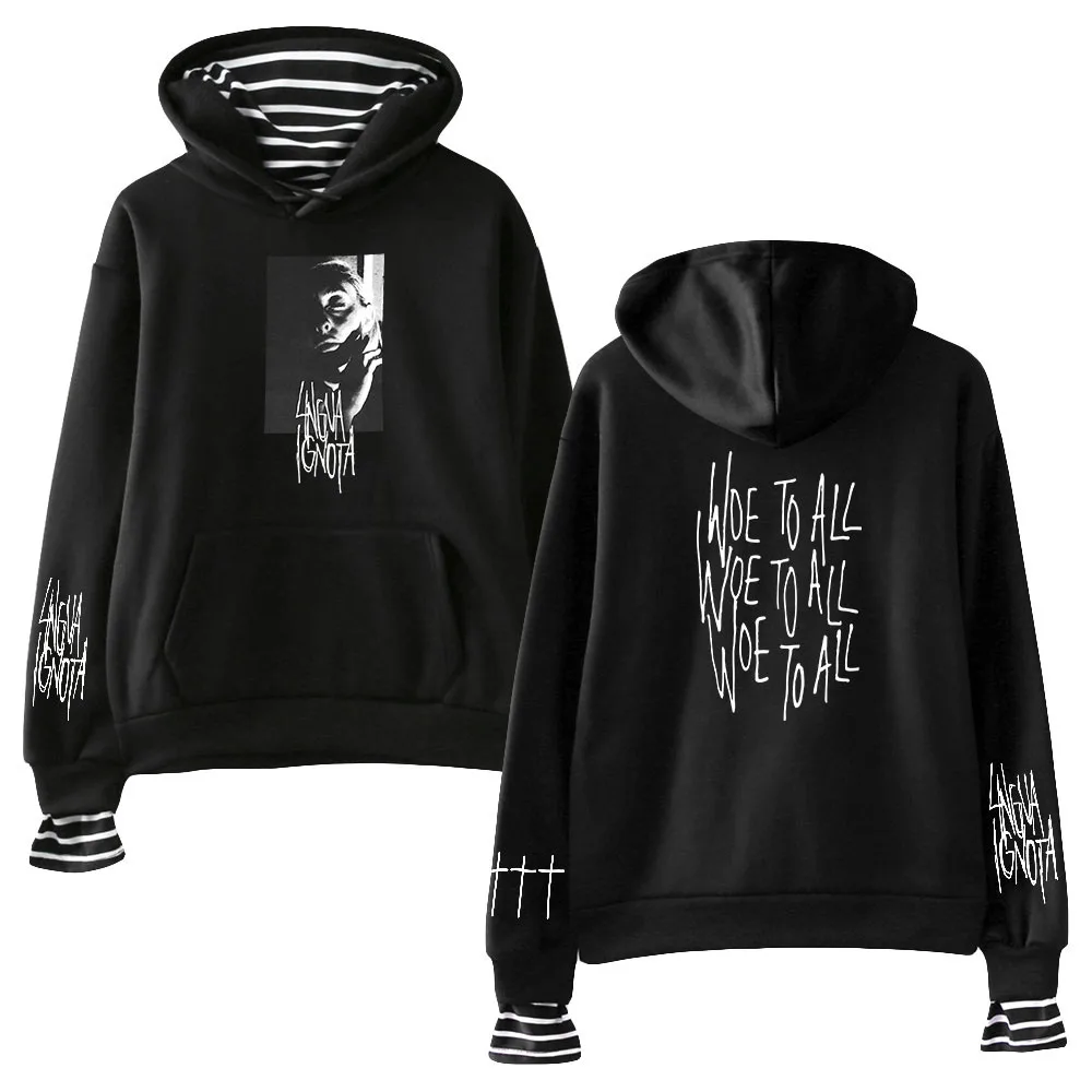 American Singer Lingua Ignota Hoodie Fake Two Piece Women's Hoodie Long Sleeve Sweatshirt Harajuku Streetwear Fashion Clothes
American Singer Lingua Ignota Hoodie Fake Two Piece Women's Hoodie Long Sleeve Sweatshirt Harajuku Streetwear Fashion Clothes