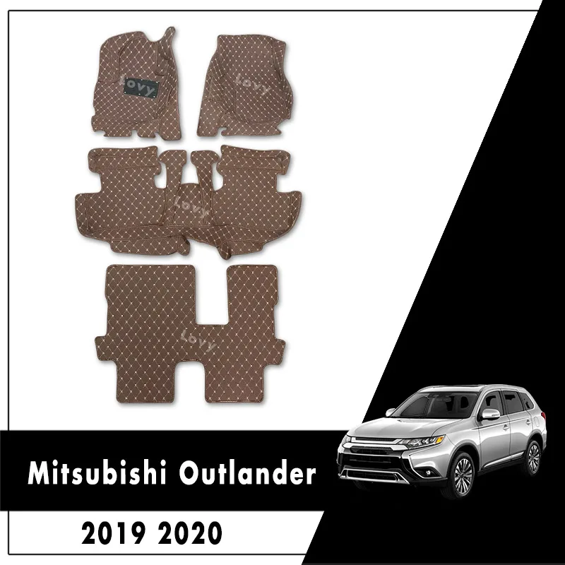 Фото Автомобильные напольные коврики для Mitsubishi Outlander 2019 2020 (7 мест) автомобильного