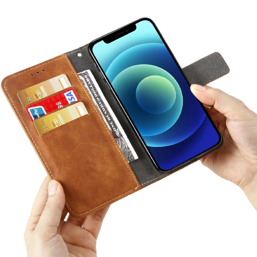 Для Doogee X95 X96 N20 Pro N30 N10 N100 S40 S55 S60 BL5500 Mix 2 Lite X100 X90 X90L Y8 Y7 Plus Y8c PU со слотом для карт |