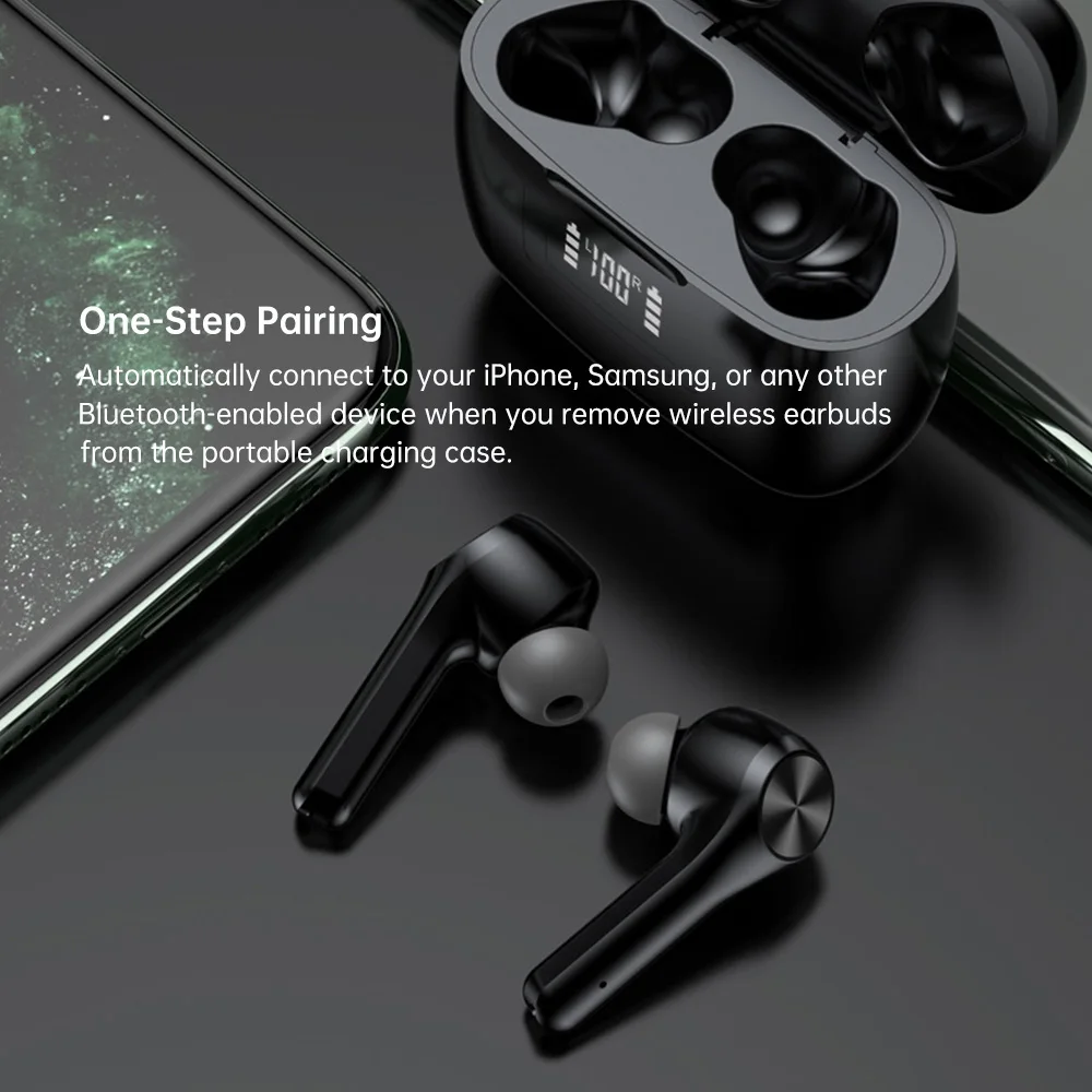 TWS Bluetooth Sport Earphone Led Display Wireless Headphones TWS Stereo Earbuds Waterproof Headset For Running and Gym WITH MIC 
TWS Bluetooth Sport Earphone Led Display Wireless Headphones TWS Stereo Earbuds Waterproof Headset For Running and Gym WITH MIC