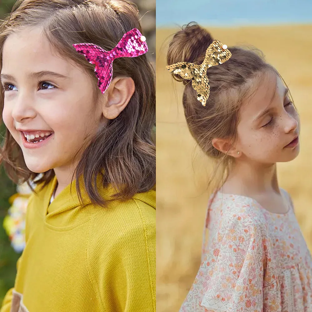 Lovely Mermaid Hair Pins Start Scales Sequins Hair Bow Girls Hair Clip Hair Alligator Clips Kids Headwear Accessories Women
Lovely Mermaid Hair Pins Start Scales Sequins Hair Bow Girls Hair Clip Hair Alligator Clips Kids Headwear Accessories Women