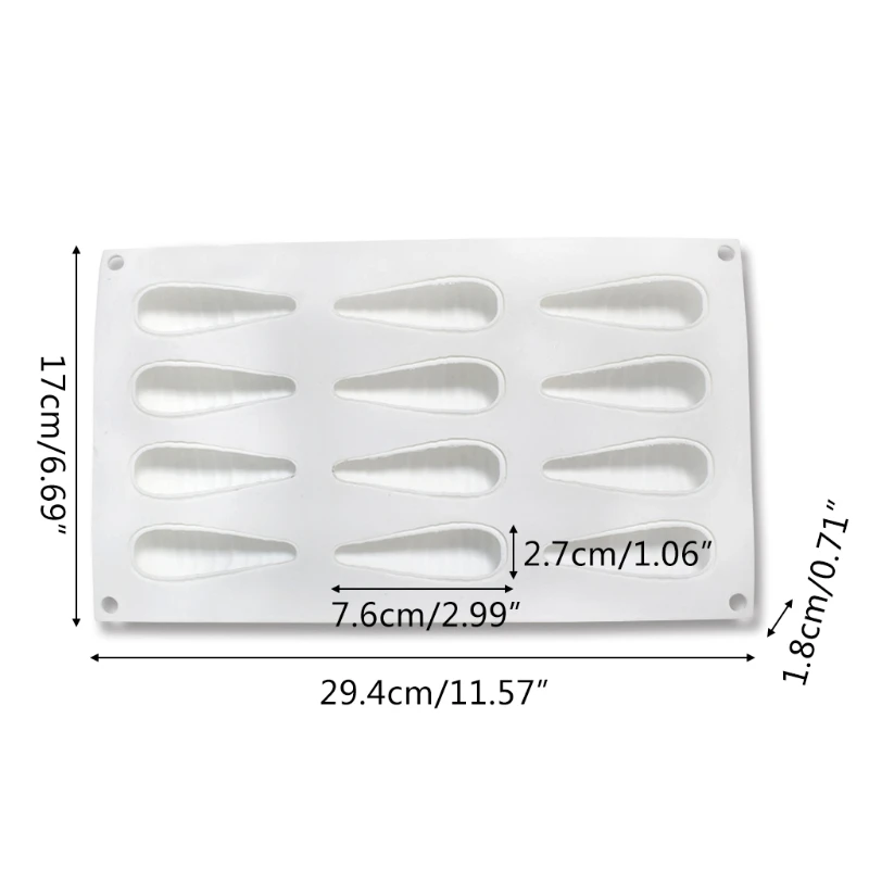 12 Cavity 3D Carrot Bunny Silicone Mold for Baking Chocolate Mousse Cake Ice Cream Dessert Pastry Mould
12 Cavity 3D Carrot Bunny Silicone Mold for Baking Chocolate Mousse Cake Ice Cream Dessert Pastry Mould