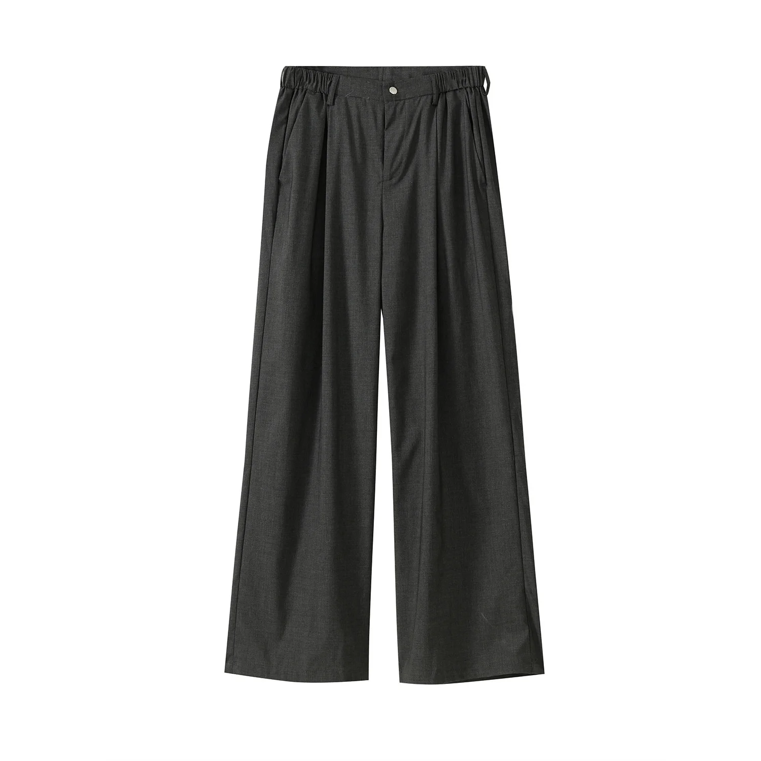 Men's Wear 2021 New Busniness Trousers Man's Simple Loose Back Half Elastic Wiast Suit Pants For Male Wide Leg Pants 9Y5997
Men's Wear 2021 New Busniness Trousers Man's Simple Loose Back Half Elastic Wiast Suit Pants For Male Wide Leg Pants 9Y5997