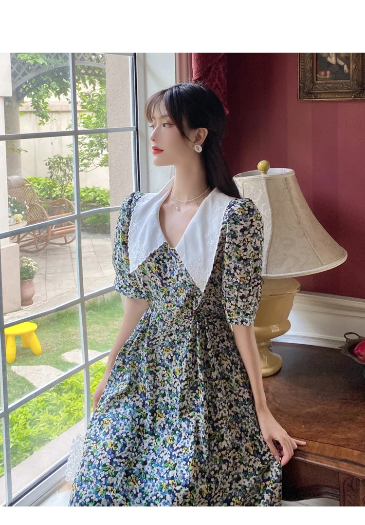 Summer Fairyland Style Vintage Chiffon Short Sleeve Floral Dresses for Women M L XL 2XL
Summer Fairyland Style Vintage Chiffon Short Sleeve Floral Dresses for Women M L XL 2XL