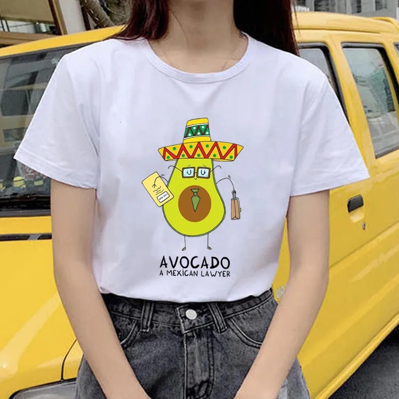 Ladies Avocado Tshirt Cartoon Cute Women Tshirt Tops Summer Fashion Female Harajuku Tee Shirts Casual Kawaii Tops Tee Femme
Ladies Avocado Tshirt Cartoon Cute Women Tshirt Tops Summer Fashion Female Harajuku Tee Shirts Casual Kawaii Tops Tee Femme