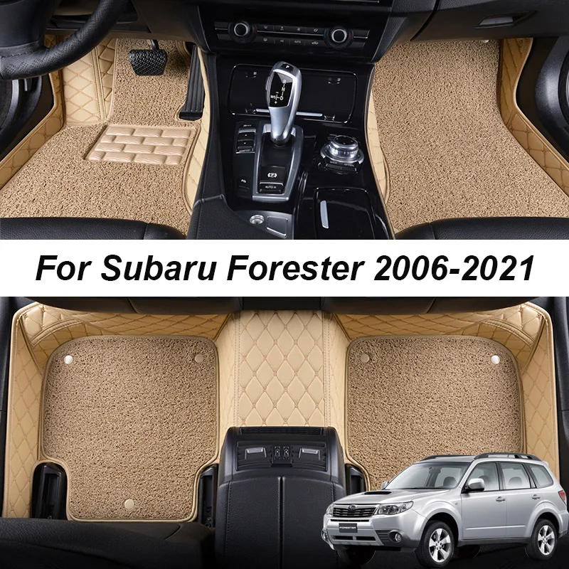Double layer Leather interior Parts Customized Car Floor Mat For Subaru Forester 2006 2007 2008 Carpet Rugs Pads Accessories
Double layer Leather interior Parts Customized Car Floor Mat For Subaru Forester 2006 2007 2008 Carpet Rugs Pads Accessories