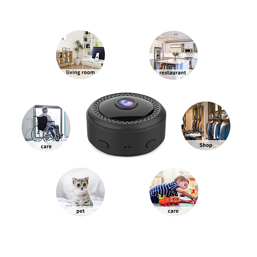 Mini Camera Wifi 1080P Night Vision Sensor Motion Camcorder Monitor Phone App Camaras Video Surveillance Thermal Camera
Mini Camera Wifi 1080P Night Vision Sensor Motion Camcorder Monitor Phone App Camaras Video Surveillance Thermal Camera