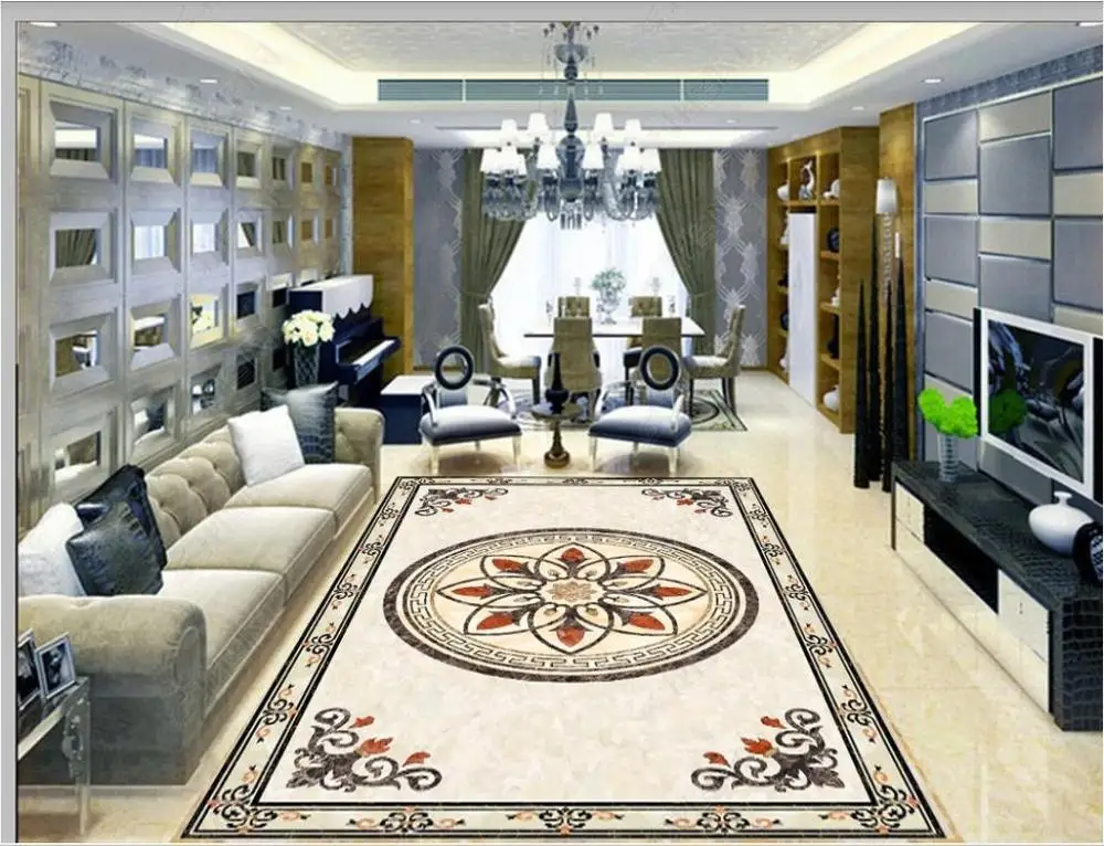 Custom Picture Self-adhesive 3d Flooring wallpaper Wall Stickers Modern flower pattern mall floor hall floor painting wall paper
Custom Picture Self-adhesive 3d Flooring wallpaper Wall Stickers Modern flower pattern mall floor hall floor painting wall paper
