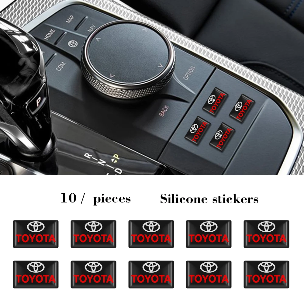 10pcs Epoxy 3D Car Sticker Emblem Decal Interior Decoration For Toyota camry chr corolla rav4 yaris prius Car Accessories
10pcs Epoxy 3D Car Sticker Emblem Decal Interior Decoration For Toyota camry chr corolla rav4 yaris prius Car Accessories
