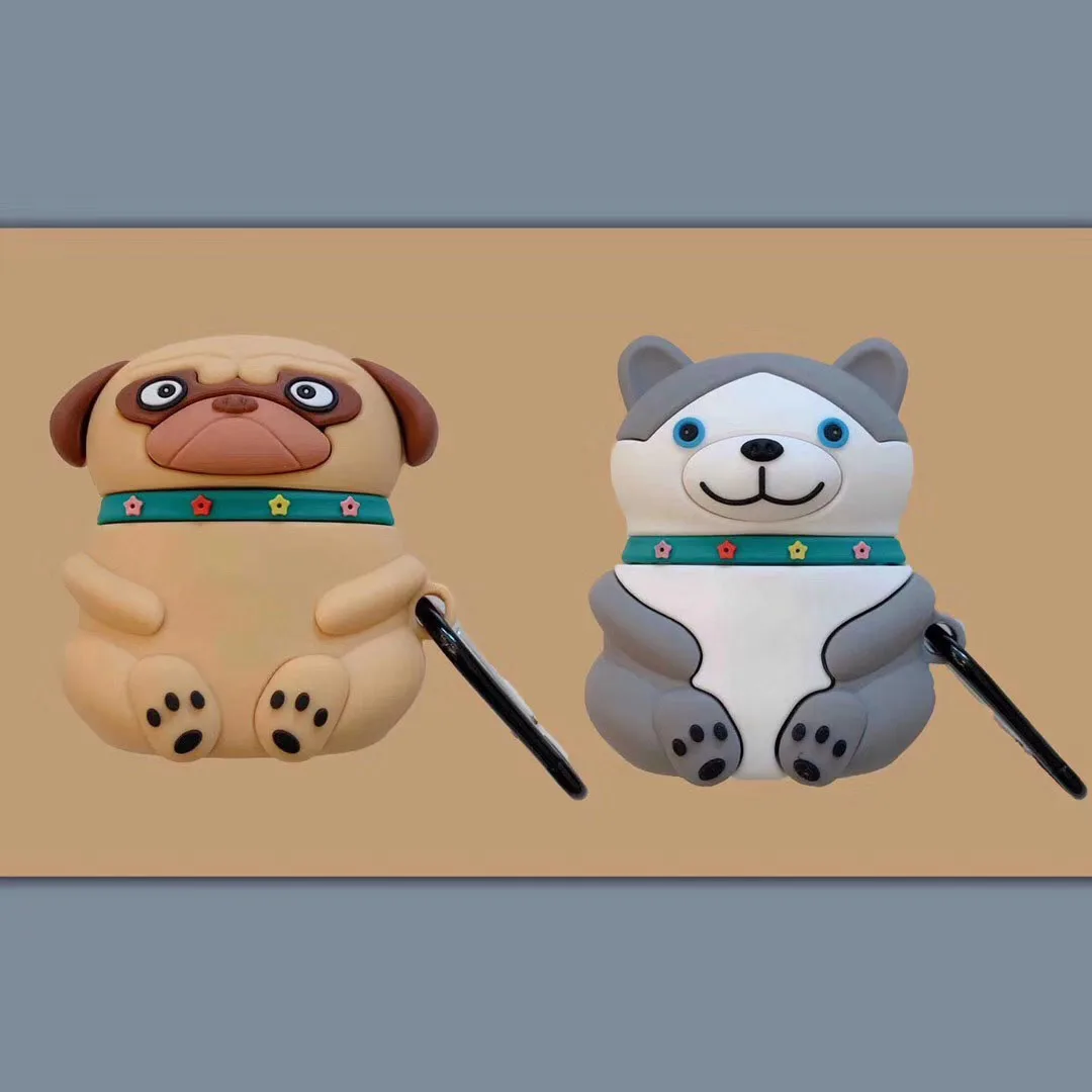 For AirPods 2 Case Pug Husky Dog Soft Silicone Wireless Protect Earphone Cases Cover Funda For Apple Airpod Case Cute
For AirPods 2 Case Pug Husky Dog Soft Silicone Wireless Protect Earphone Cases Cover Funda For Apple Airpod Case Cute