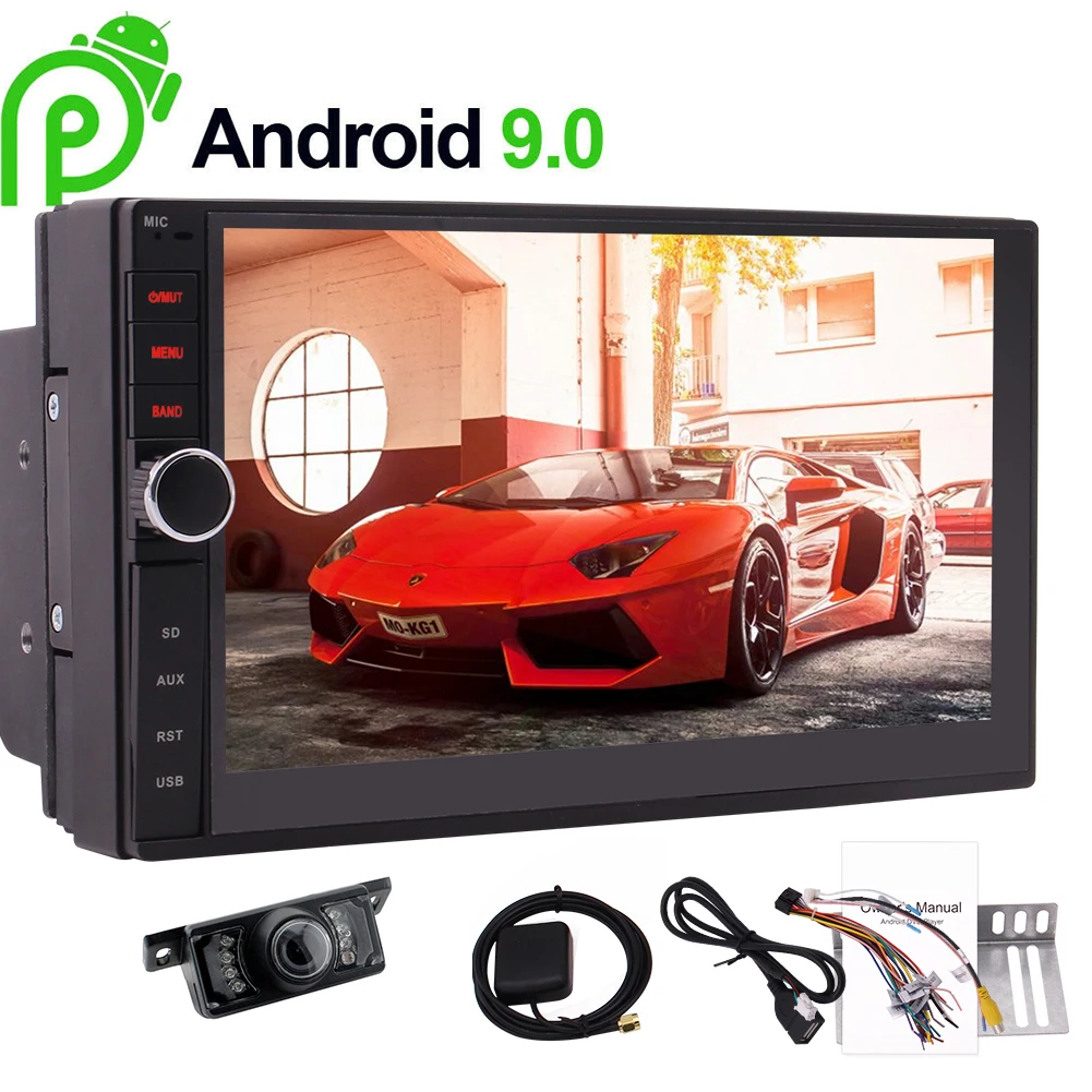 Double 2 Din 7 inch Touch Screen Car Radio Player Android 9.0 GPS Navigation Bluetooth Car Stereo SWC AM FM Rear View Camera
Double 2 Din 7 inch Touch Screen Car Radio Player Android 9.0 GPS Navigation Bluetooth Car Stereo SWC AM FM Rear View Camera
