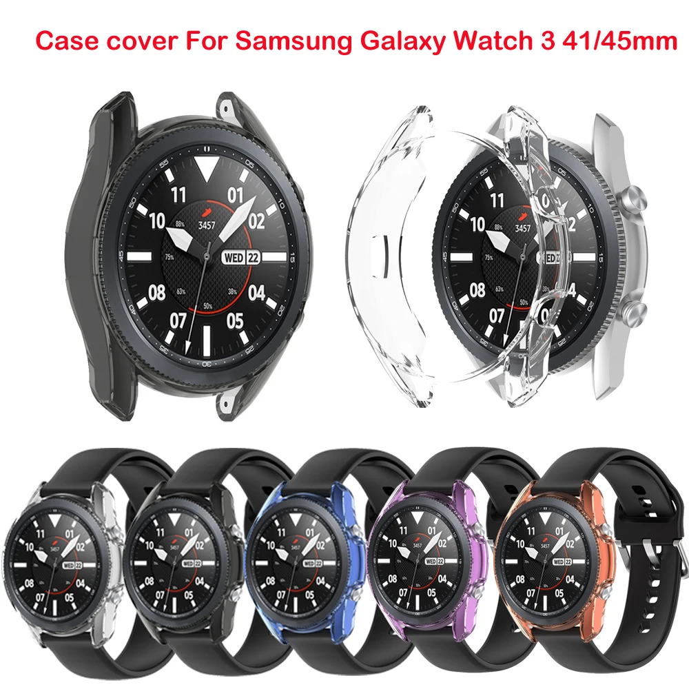 Ultra Slim Protector Case For Samsung Galaxy Watch 3 45 41mm Watch3 Soft TPU Smartwatch Cover Protective Bumper Shell Accessorie
Ultra Slim Protector Case For Samsung Galaxy Watch 3 45 41mm Watch3 Soft TPU Smartwatch Cover Protective Bumper Shell Accessorie