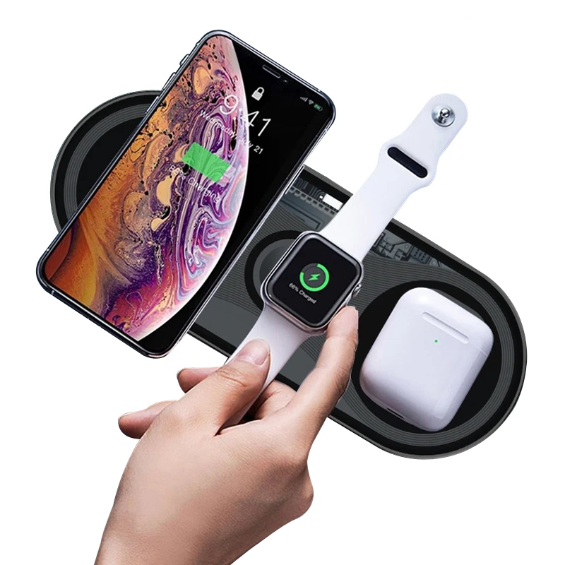15W 3 in 1 Qi Wireless Charger Stand for iPhone 11 XS XR X 8 AirPods Pro Charge Dock Station For Apple Watch iWatch 5 4 3 2 Fast
15W 3 in 1 Qi Wireless Charger Stand for iPhone 11 XS XR X 8 AirPods Pro Charge Dock Station For Apple Watch iWatch 5 4 3 2 Fast