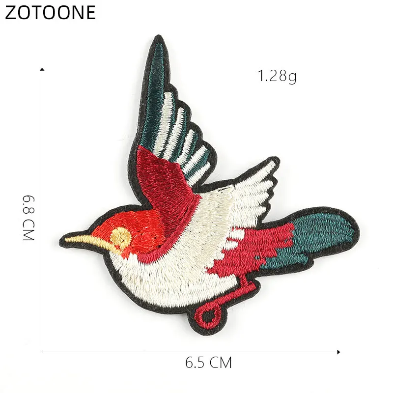 ZOTOONE High-quality Embroidery Birds Patches Iron on Patches for Clothing Jackets Sewing Cloth Stickers DIY Thermal Applique D
ZOTOONE High-quality Embroidery Birds Patches Iron on Patches for Clothing Jackets Sewing Cloth Stickers DIY Thermal Applique D