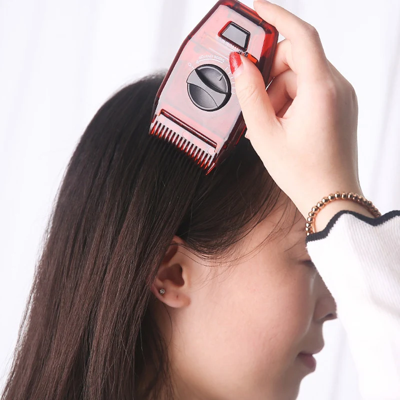 Многофункциональный ручной триммер для волос парикмахерская расческа Регулируемая портативная