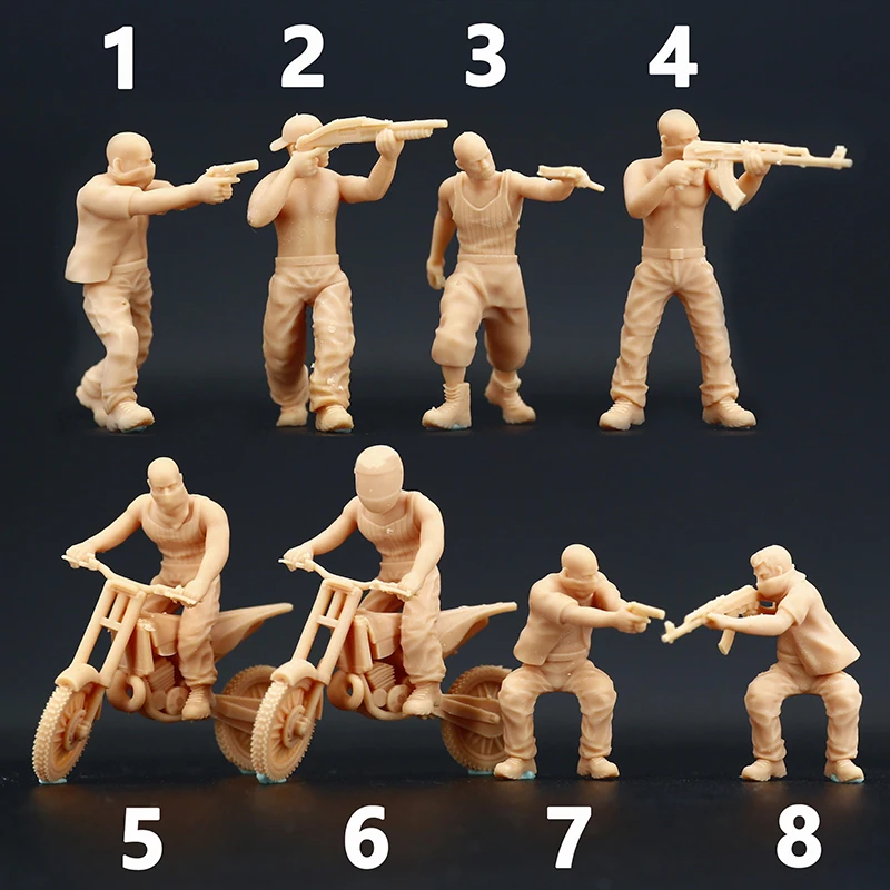 1/64 Gangs Go To War Gunfight Miniature Sand Table Villain Scene White Need To Be Colored By Yourself
1/64 Gangs Go To War Gunfight Miniature Sand Table Villain Scene White Need To Be Colored By Yourself